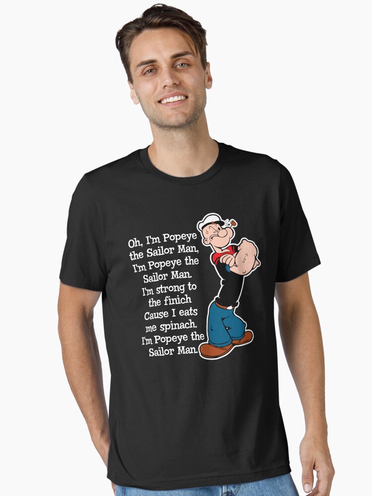 Camiseta esencial for Sale con la obra «Canción de Popeye el