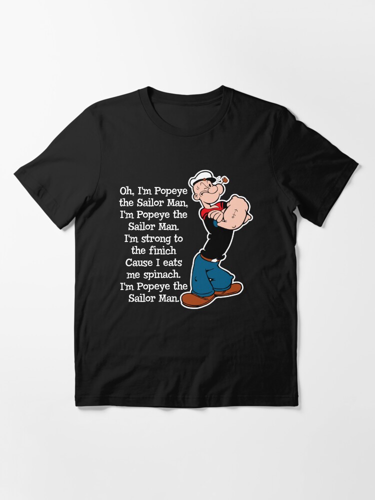 Camiseta esencial for Sale con la obra «Canción de Popeye el