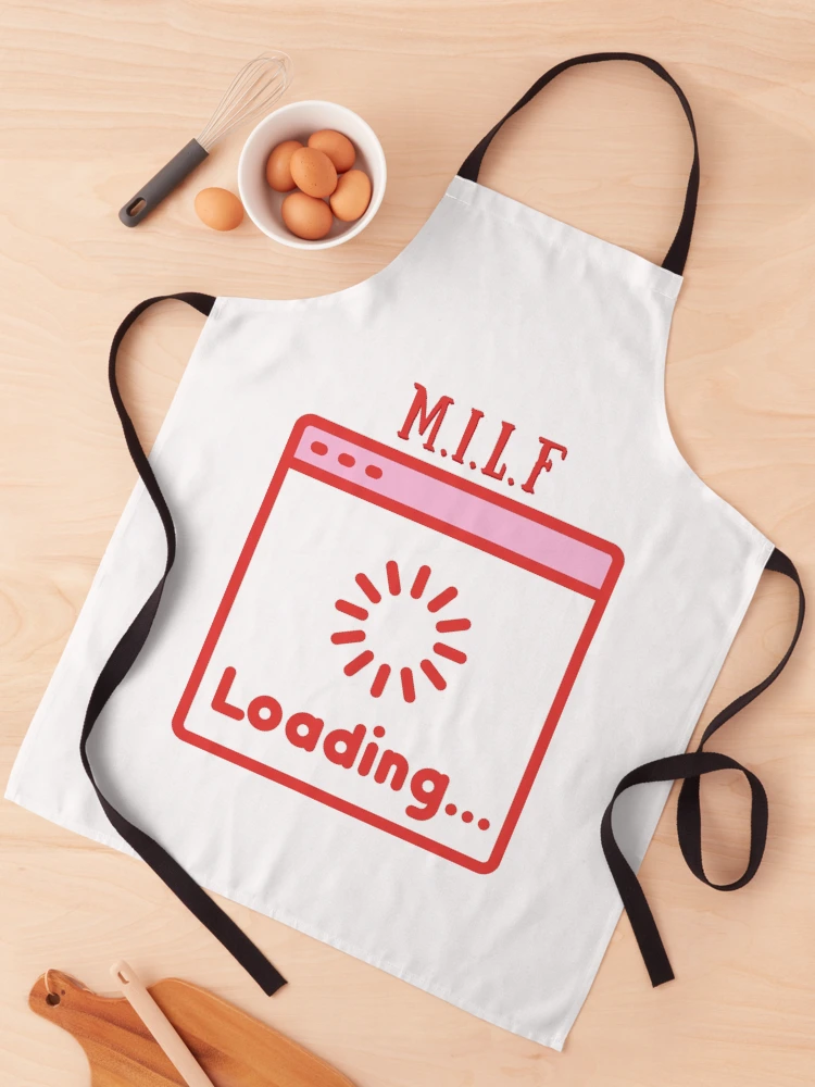 Thumbnail 1 of 6, Apron, Milf Loading designed and sold by RetroOG.