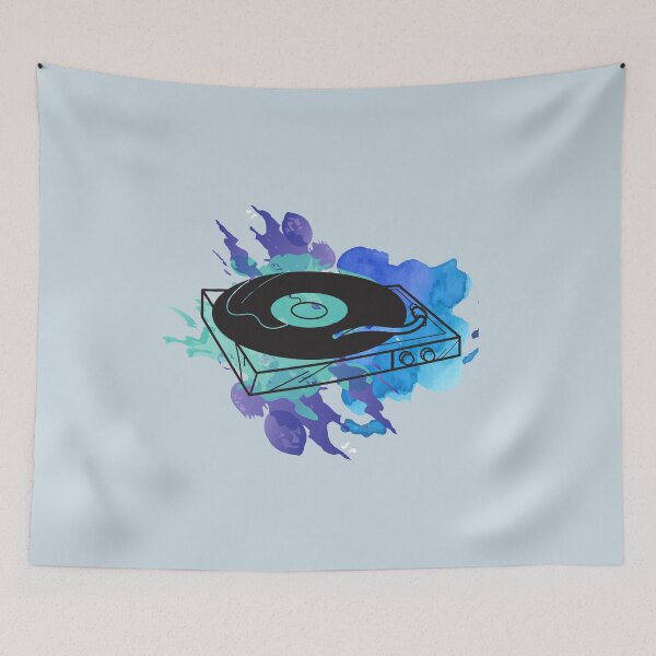Item preview, Record Player Paint Splash designed and sold by GleamingGiant.