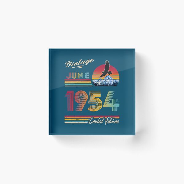 Item preview, June 1954 Birthday designed and sold by GreenSplash.