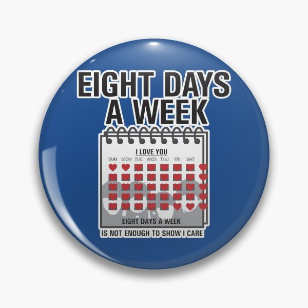 Item preview, Eight Days A Week designed and sold by VITROLA CARTOON Studio.