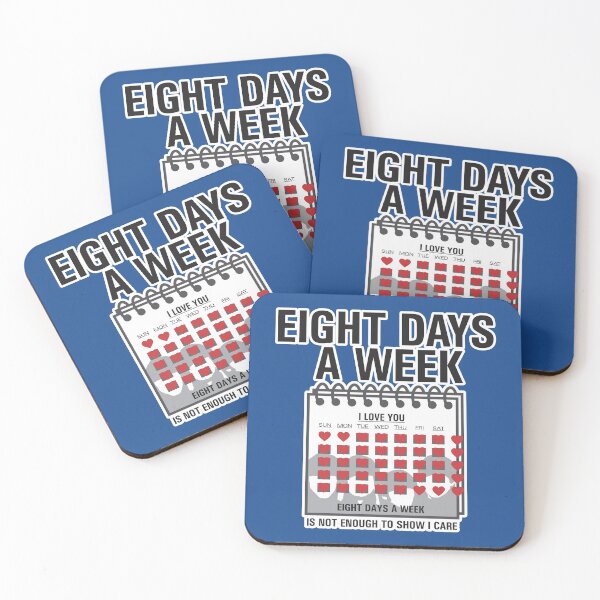 Item preview, Eight Days A Week designed and sold by VITROLA CARTOON Studio.