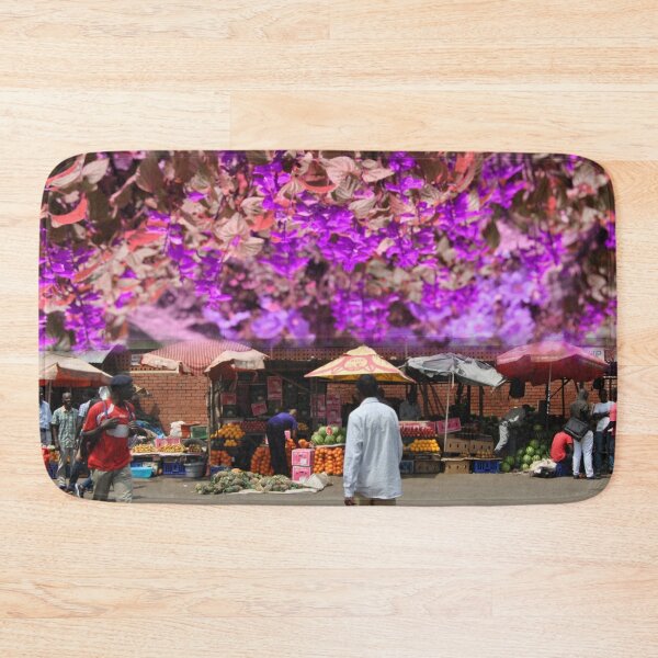 Item preview, Blantyre market flowered red designed and sold by Weather gifts .