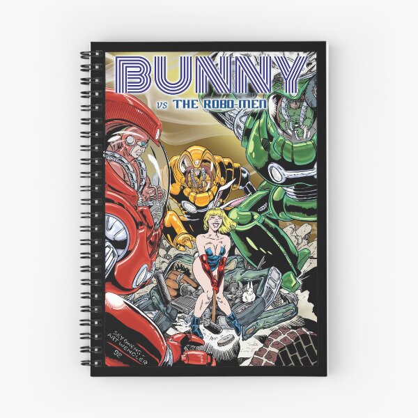 Item preview, Bunny vs the Robo-Men designed and sold by Arthur Wendler.