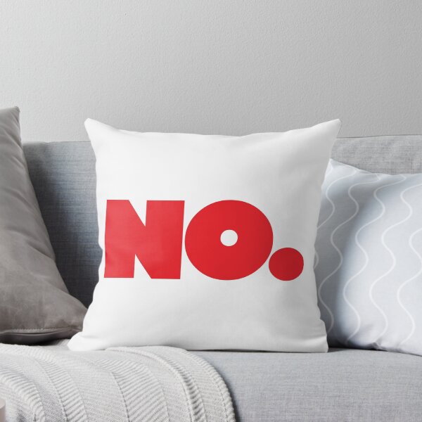 Item preview, Big NO (red) designed and sold by Peg Drew That.