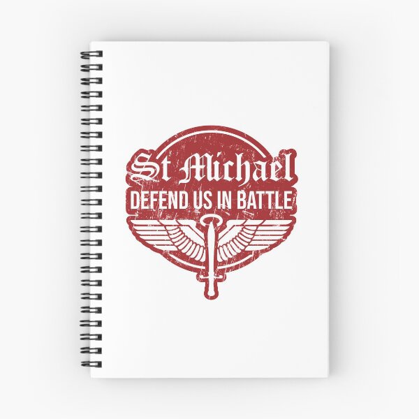 Item preview, Fun Catholic gifts - st michael archangel V3 | catholic gift shop and store for baptism, confirmation, first communion, wedding, ordination, seminarian, priest, nun, religious, deacon designed and sold by St Joseph Art.