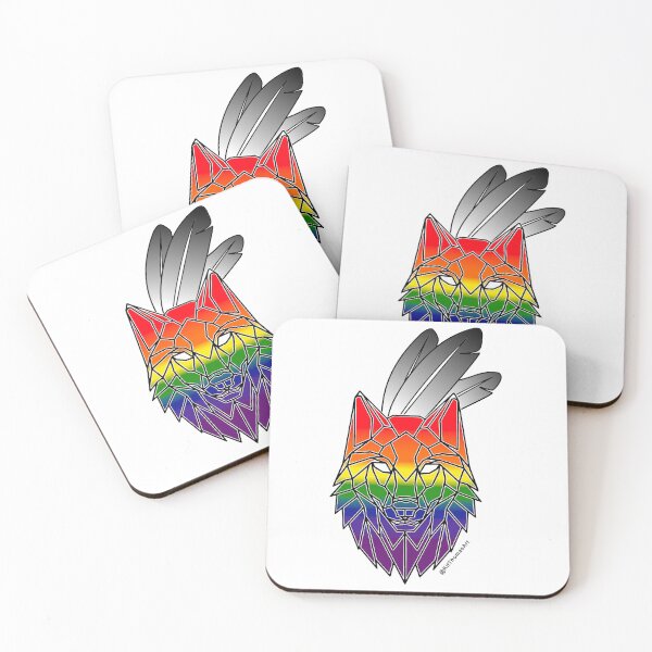 Item preview, Indigiqueer (okwa:ho) Wolf designed and sold by kittthomasart.