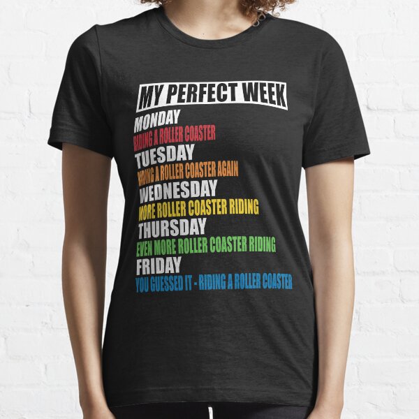 Item preview, My Perfect Week - Roller Coaster Riding designed and sold by MoonsmileProd.