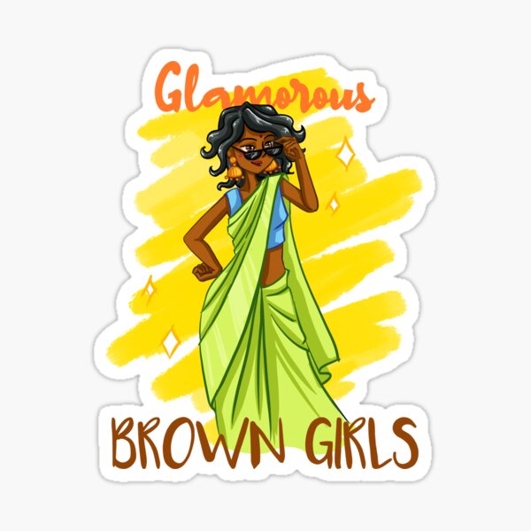 Aperçu de l'œuvre Filles brunes glamour créée et vendue par BunNcurry.
