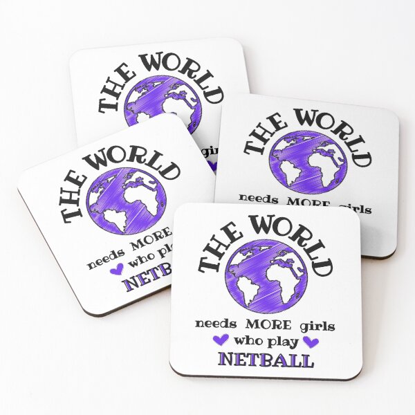 Item preview, The world needs more girls who play netball designed and sold by TheGreenGoat.
