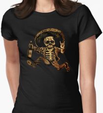Posada Day of the Dead Outlaw Women's Fitted T-Shirt