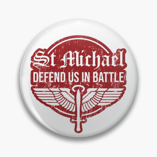 Item preview, Fun Catholic gifts - st michael archangel V3 | catholic gift shop and store for baptism, confirmation, first communion, wedding, ordination, seminarian, priest, nun, religious, deacon designed and sold by St Joseph Art.