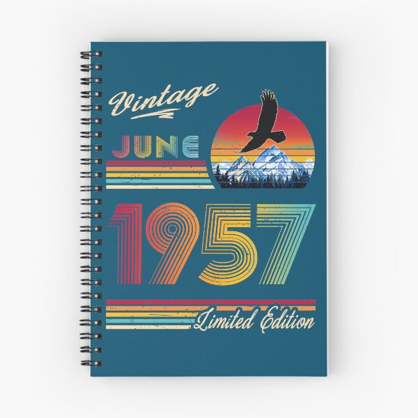 Item preview, June 1957 Birthday designed and sold by GreenSplash.