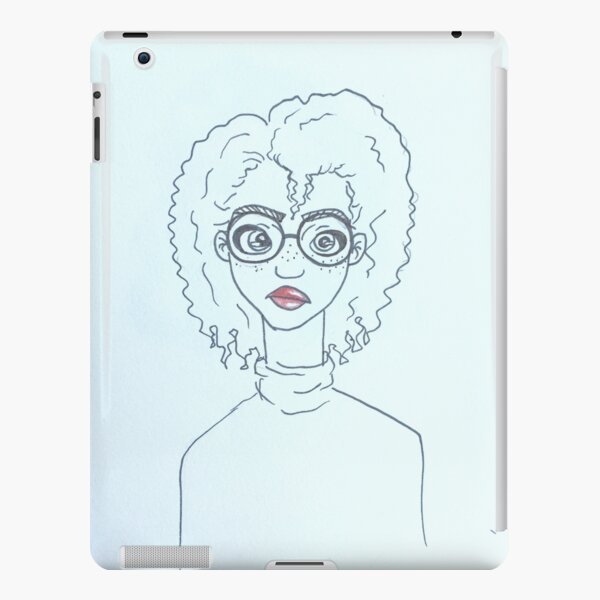 Girl With Glasses. iPad Snap Case