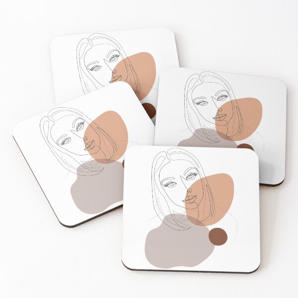 Item preview,  Line Drawing art of Woman Face designed and sold by MHDesignstore.