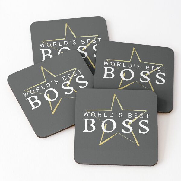Item preview, Worlds Best Boss Gray - Boss Praise designed and sold by ViewerEqualsPhoton.