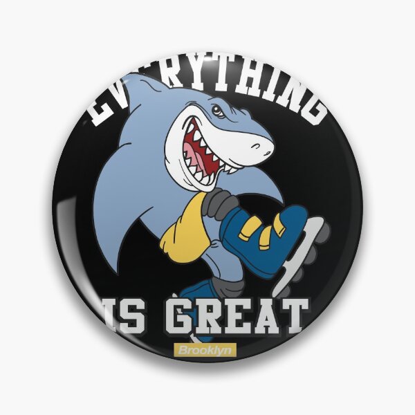 Item preview, Shark rollerblading designed and sold by Gwenn69.