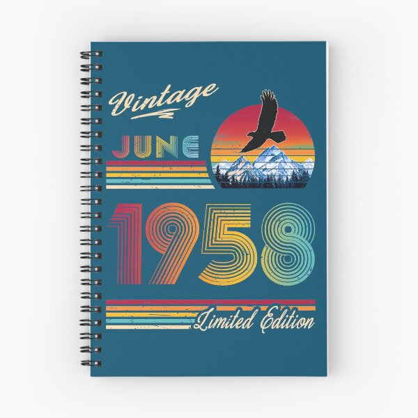 Item preview, June 1958 Birthday designed and sold by GreenSplash.