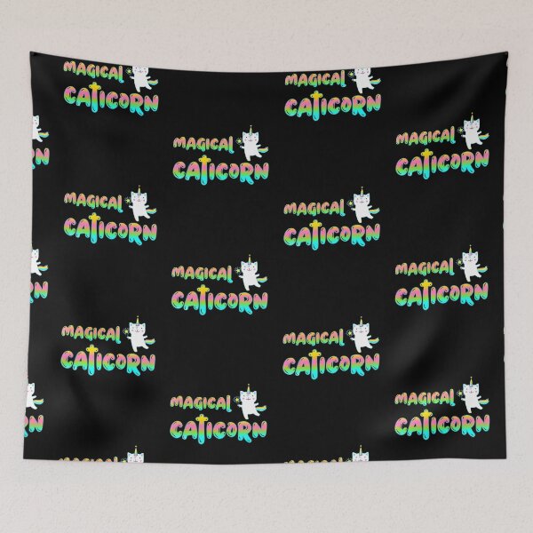Item preview, Cute Magical Caticorn Cat and Unicorn designed and sold by BtheLight.