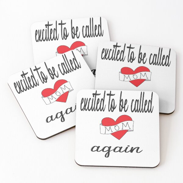 Item preview, excited to be called mom again designed and sold by DreamBigStore.