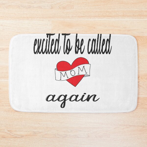 Item preview, excited to be called mom again designed and sold by DreamBigStore.