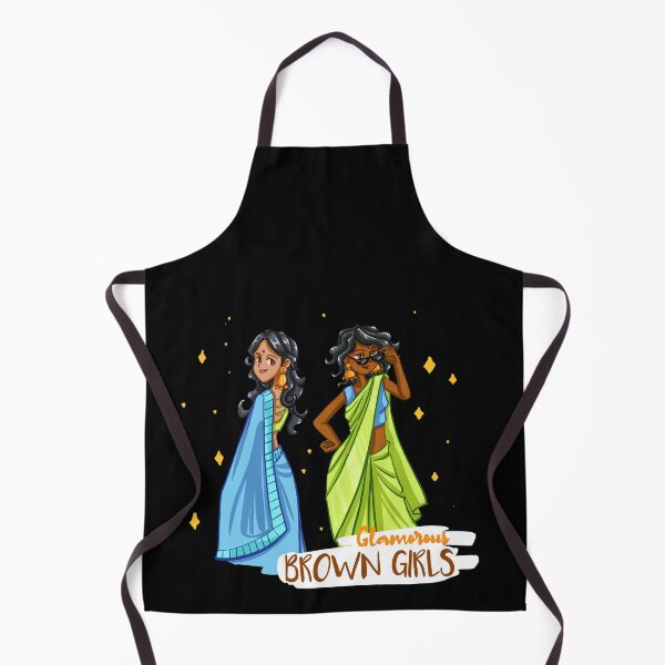 Item preview, Glamorous Brown girls in Saree designed and sold by BunNcurry.