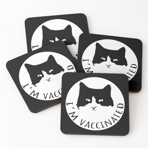 Item preview, Cat I am vaccinated designed and sold by ClumsyCat.