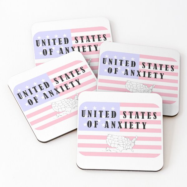 Item preview, United States of Anxiety designed and sold by BiancaEm.