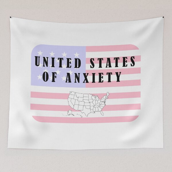 Item preview, United States of Anxiety designed and sold by BiancaEm.