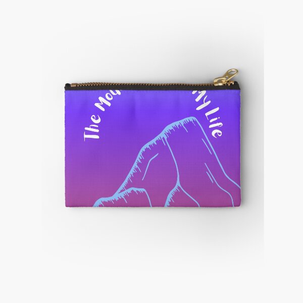 Item preview, The Mountains Are My Life/Blue Mountains in Gradient Blue, Purple, Peach Sky designed and sold by ShaunSandhu.