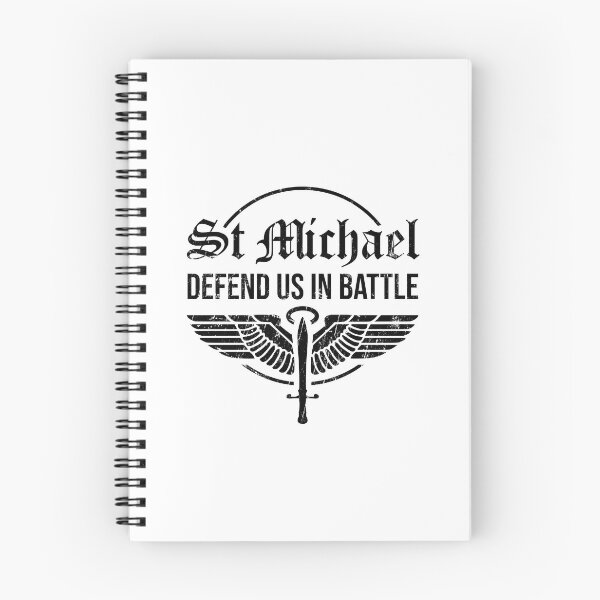 Item preview, Fun Catholic gifts - st michael archangel V5 | catholic gift shop and store for baptism, confirmation, first communion, wedding, ordination, seminarian, priest, nun, religious, deacon designed and sold by St Joseph Art.