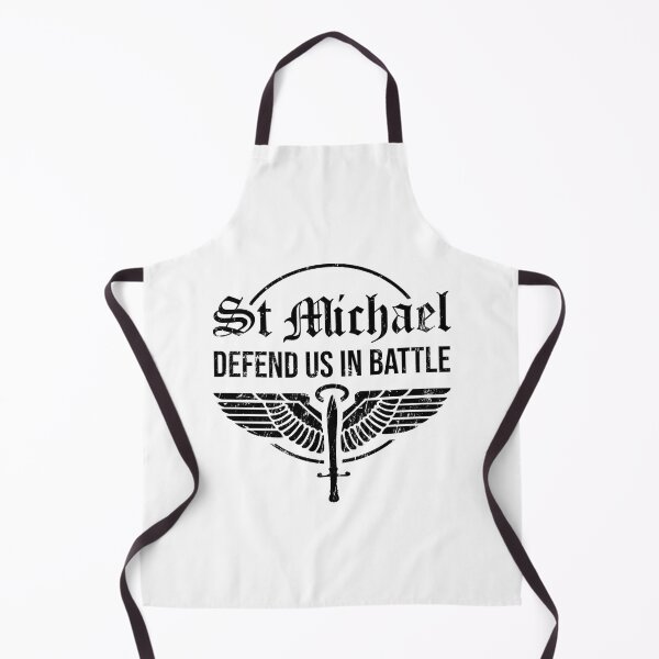 Item preview, Fun Catholic gifts - st michael archangel V5 | catholic gift shop and store for baptism, confirmation, first communion, wedding, ordination, seminarian, priest, nun, religious, deacon designed and sold by St Joseph Art.
