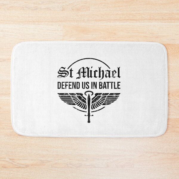 Item preview, Fun Catholic gifts - st michael archangel V5 | catholic gift shop and store for baptism, confirmation, first communion, wedding, ordination, seminarian, priest, nun, religious, deacon designed and sold by St Joseph Art.