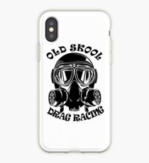 Old Skool Drag Racing Design iPhone Case
