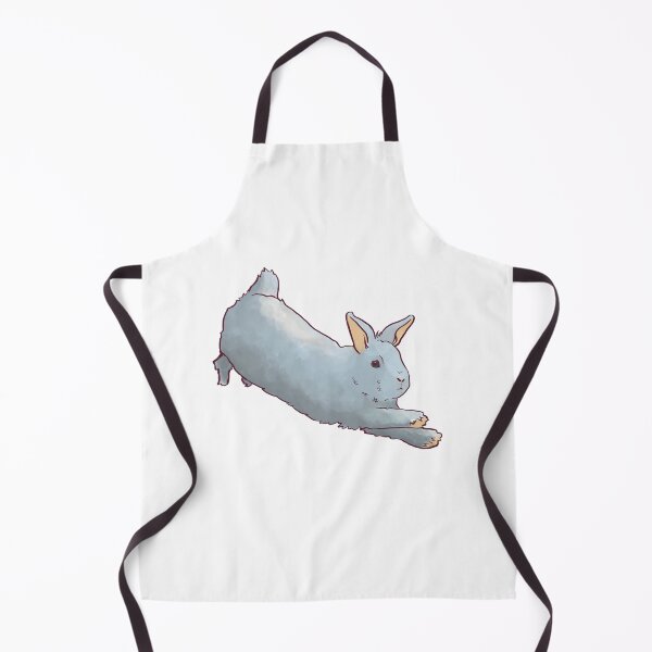 Item preview, Jumping ermine rabbit designed and sold by thebrokenbird.