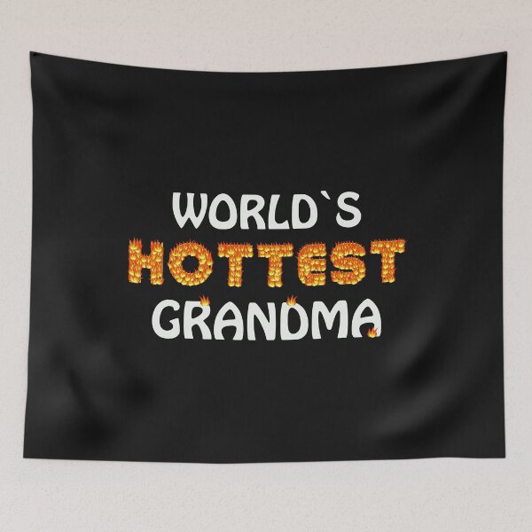 Item preview, Worlds Hottest Grandma Attractive Beautiful Hot Granny Grandmom Nana Gift designed and sold by TheAplus.