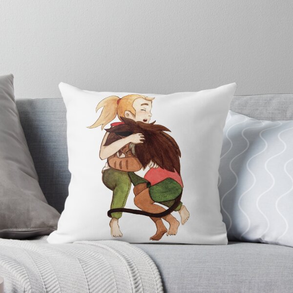 Enfance de Catra et Adora 1 Coussin