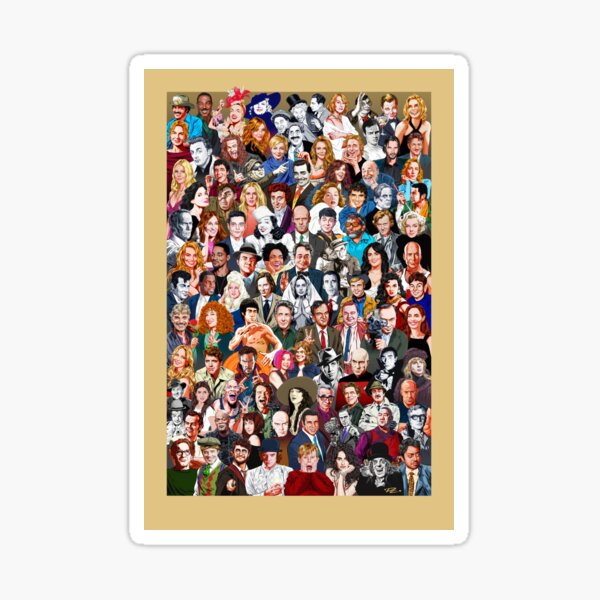 Paul Cemmick - Moviestar Montage Sticker