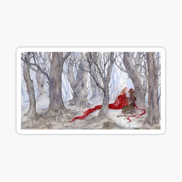 Red Fairy finds Heroine Sticker