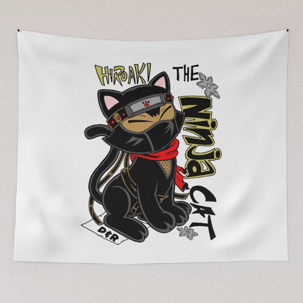 Item preview, THE NINJA CAT HIROAKI designed and sold by wacko41.