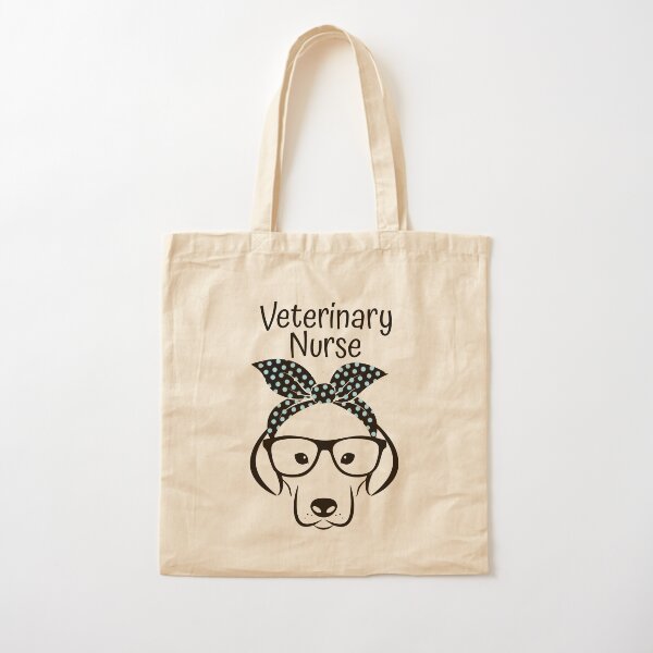 Perro Enfermera Veterinaria Bolsa de algodón
