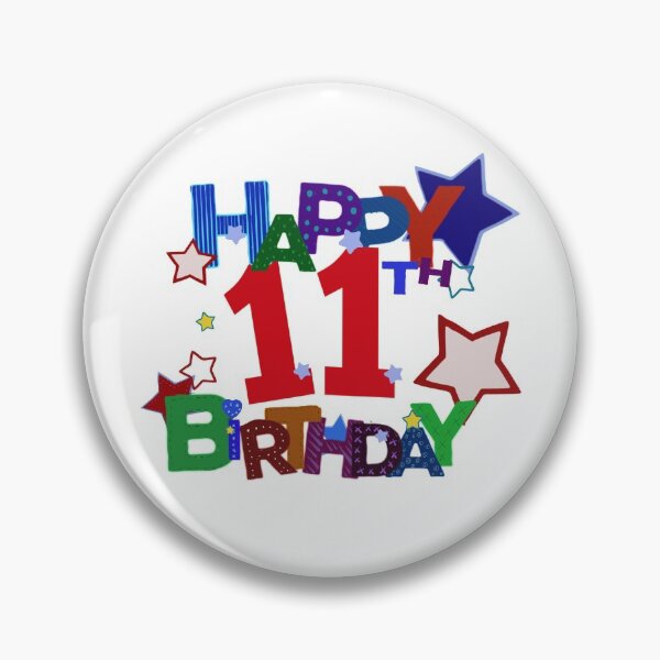 Item preview, Happy 11th Birthday designed and sold by CharlyB.