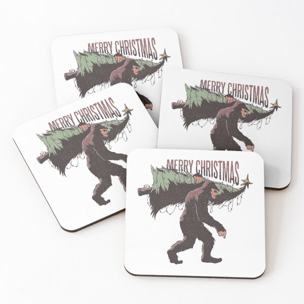 Item preview, Christmas Sasquatch designed and sold by Hoiho Adventure Shirts.