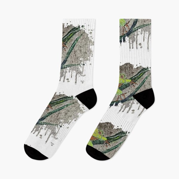 Item preview, Leafing Lounging Leaping Frog designed and sold by EloiseArt.