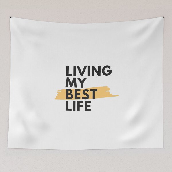Item preview, Living my best life designed and sold by Aura __Print.