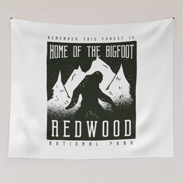 Item preview, Redwood National Park Home of the Bigfoot designed and sold by Hoiho Adventure Shirts.