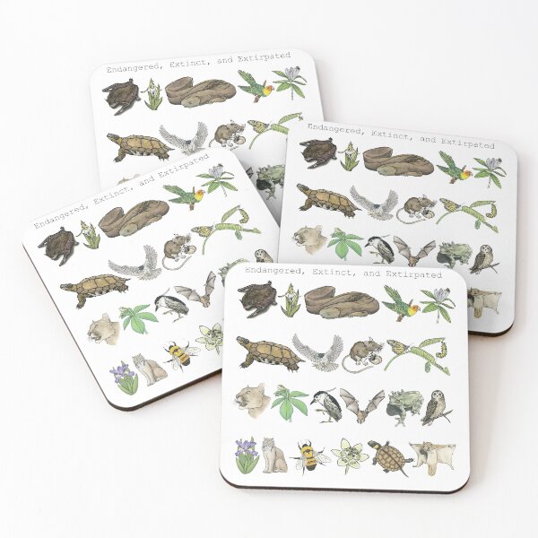 Item preview, Endangered, Extinct and Extirpated designed and sold by Alexis Rodefer.