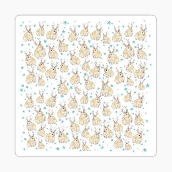 Item preview, Fat Jackelope and stars designed and sold by wanderinglaur.