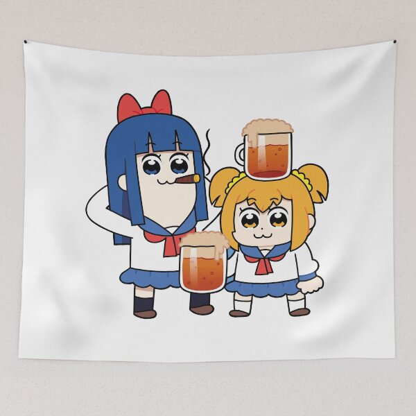 Item preview, Pop Team Epic - Drinking Buddies designed and sold by JuicySchinken.